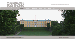 Desktop Screenshot of midsommerbarok.dk
